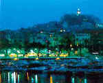 porto vecchio veduta notturna Sanremo